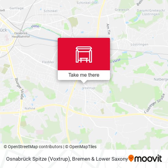 Osnabrück Spitze (Voxtrup) map