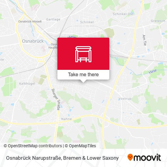 Osnabrück Narupstraße map