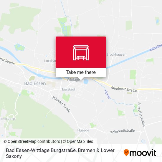 Bad Essen-Wittlage Burgstraße map