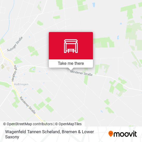 Wagenfeld Tannen Scheland map