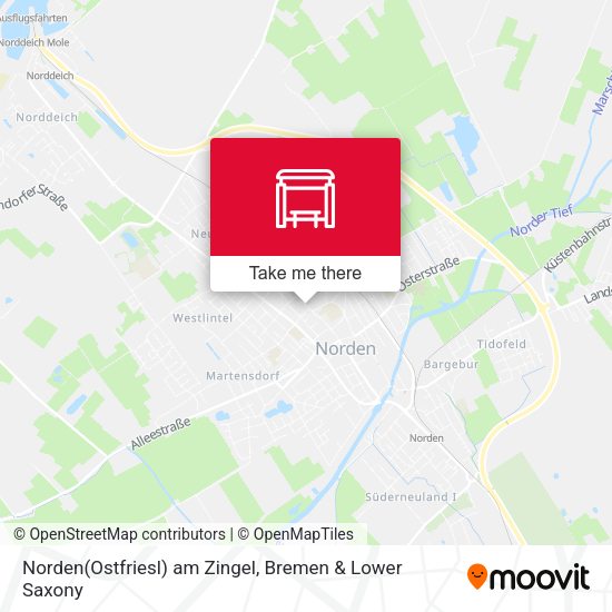Norden(Ostfriesl) am Zingel map