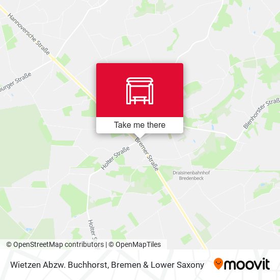 Wietzen Abzw. Buchhorst map