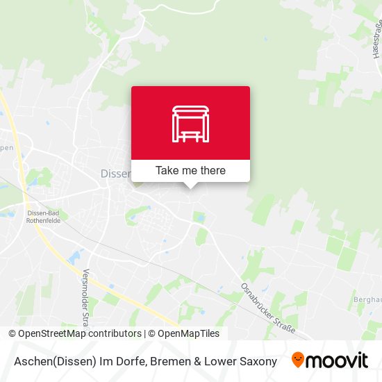 Aschen(Dissen) Im Dorfe map