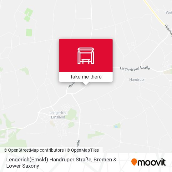 Lengerich(Emsld) Handruper Straße map