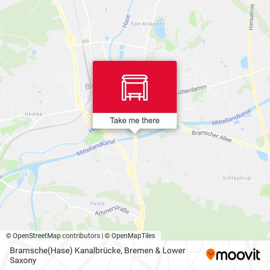 Bramsche(Hase) Kanalbrücke map