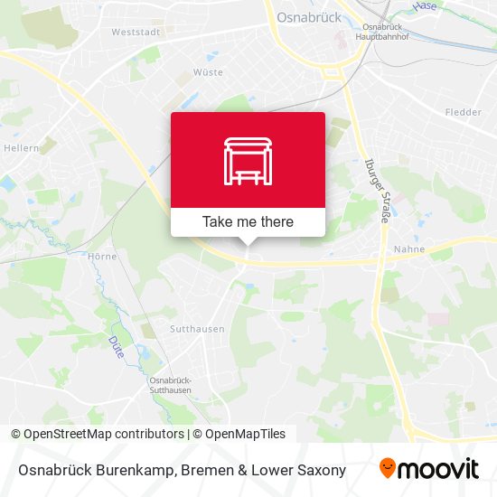 Osnabrück Burenkamp map