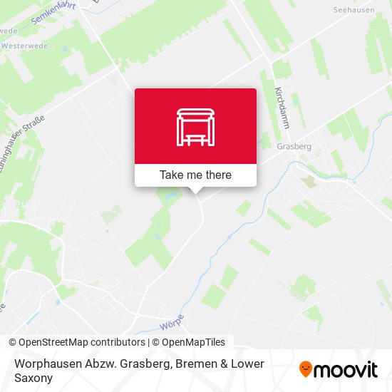 Worphausen Abzw. Grasberg map