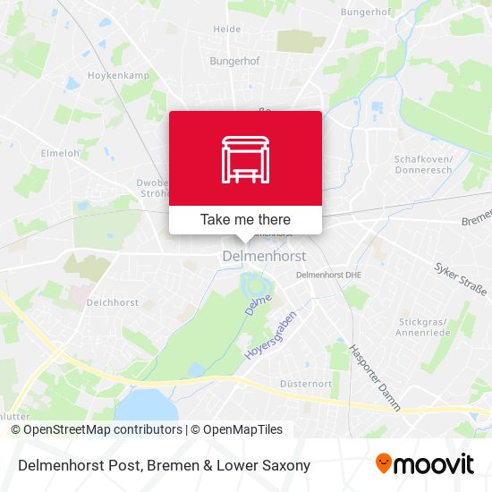 Delmenhorst Post map