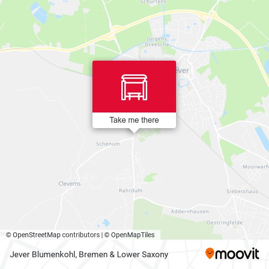 Jever Blumenkohl map