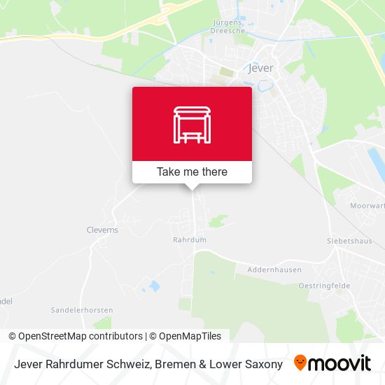 Jever Rahrdumer Schweiz map