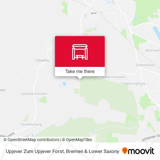 Upjever Zum Upjever Forst map