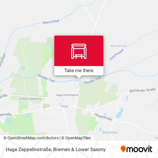 Hage Zeppelinstraße map