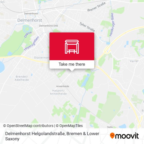 Delmenhorst Helgolandstraße map