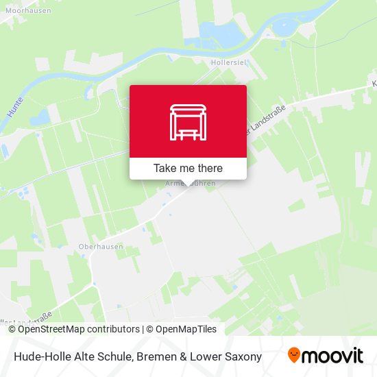 Hude-Holle Alte Schule map