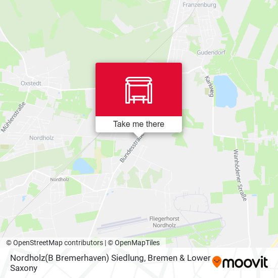 Nordholz(B Bremerhaven) Siedlung map