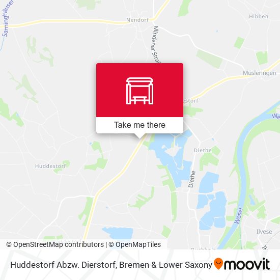 Huddestorf Abzw. Dierstorf map