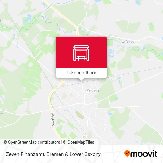 Zeven Finanzamt map