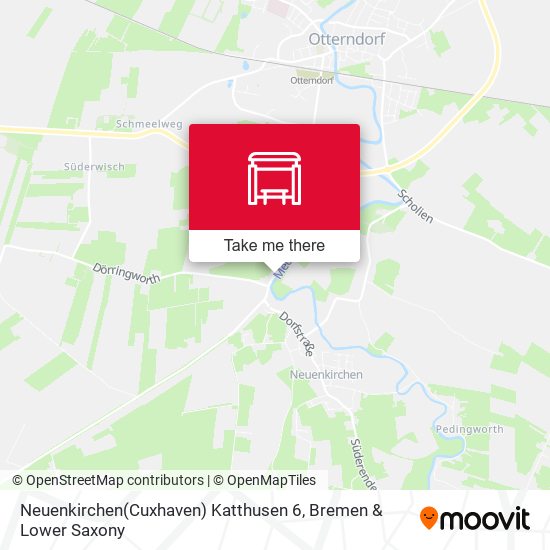 Neuenkirchen(Cuxhaven) Katthusen 6 map