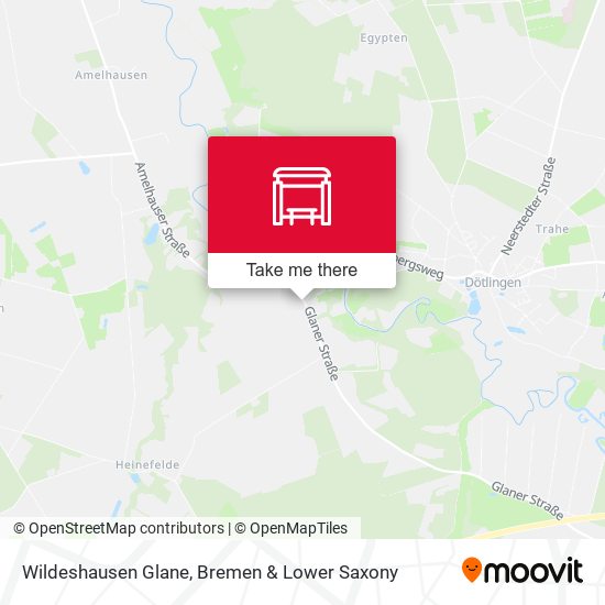Wildeshausen Glane map