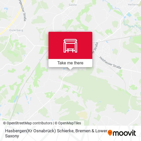 Hasbergen(Kr Osnabrück) Schierke map