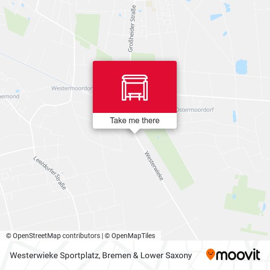 Westerwieke Sportplatz map