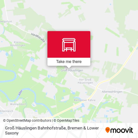 Groß Häuslingen Bahnhofstraße map