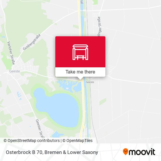 Osterbrock B 70 map