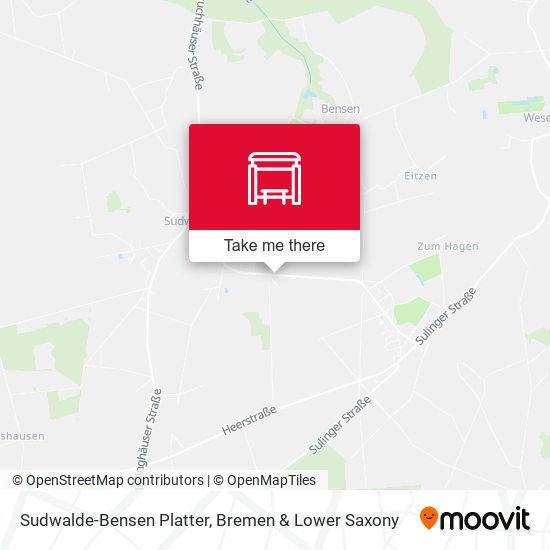 Sudwalde-Bensen Platter map