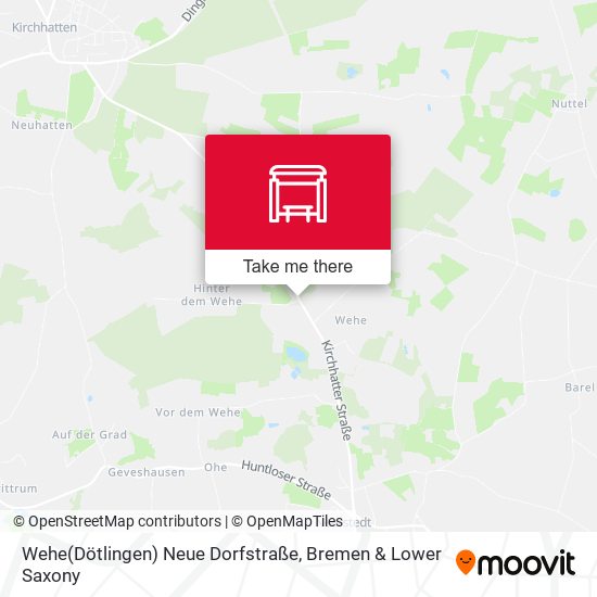 Wehe(Dötlingen) Neue Dorfstraße map