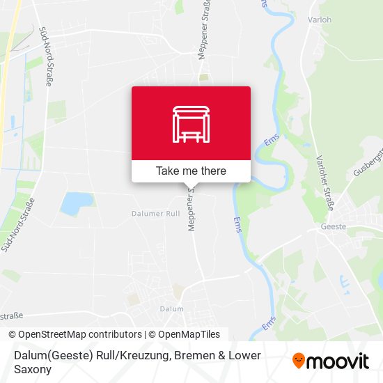 Dalum(Geeste) Rull/Kreuzung map