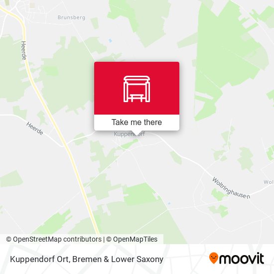 Kuppendorf Ort map