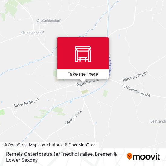 Remels Ostertorstraße / Friedhofsallee map