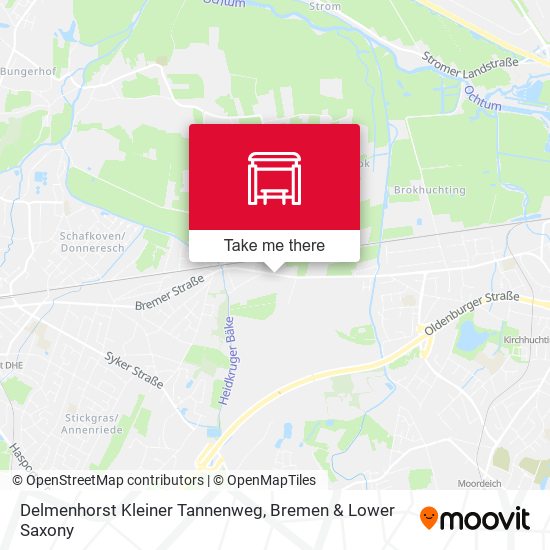 Delmenhorst Kleiner Tannenweg map