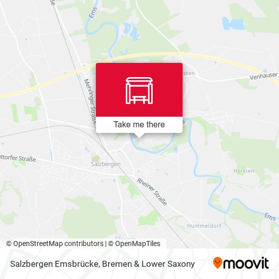Salzbergen Emsbrücke map