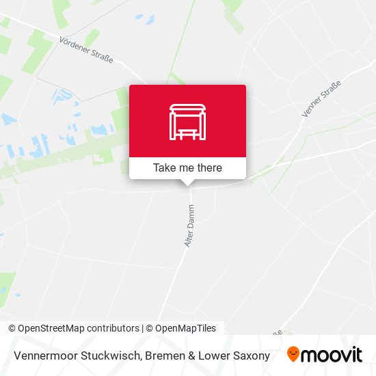 Vennermoor Stuckwisch map