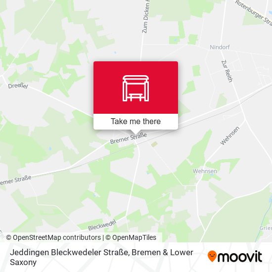 Jeddingen Bleckwedeler Straße map