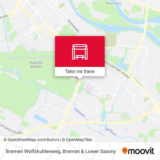 Bremen Wolfskuhlenweg map