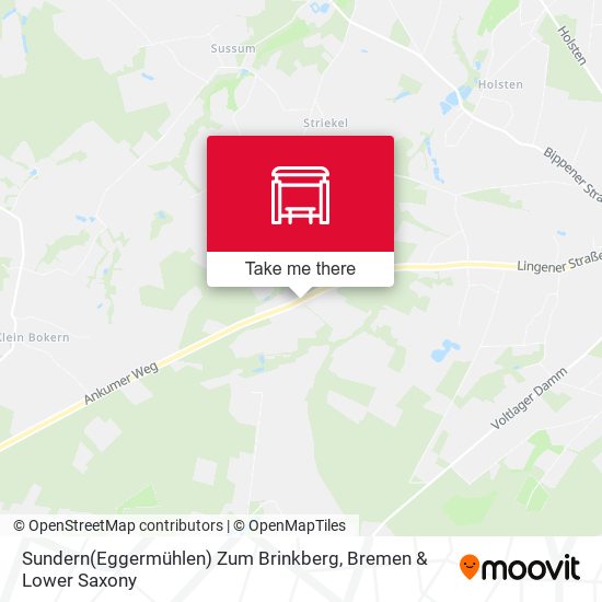 Sundern(Eggermühlen) Zum Brinkberg map