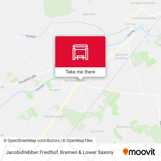 Jacobidrebber Friedhof map