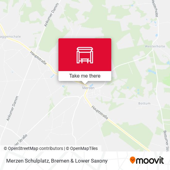 Merzen Schulplatz map