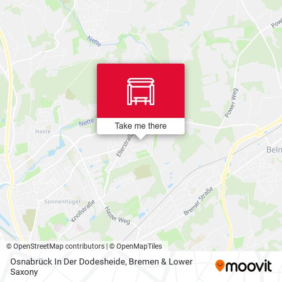 Osnabrück In Der Dodesheide map