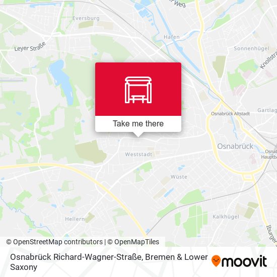 Osnabrück Richard-Wagner-Straße map