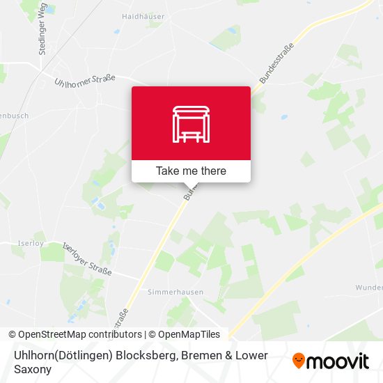 Uhlhorn(Dötlingen) Blocksberg map