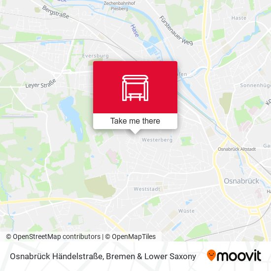 Osnabrück Händelstraße map