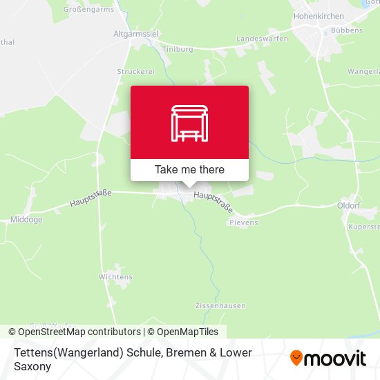 Tettens(Wangerland) Schule map