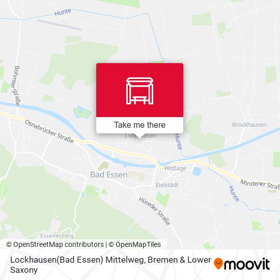 Lockhausen(Bad Essen) Mittelweg map