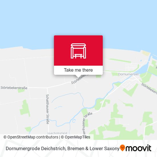 Dornumergrode Deichstrich map