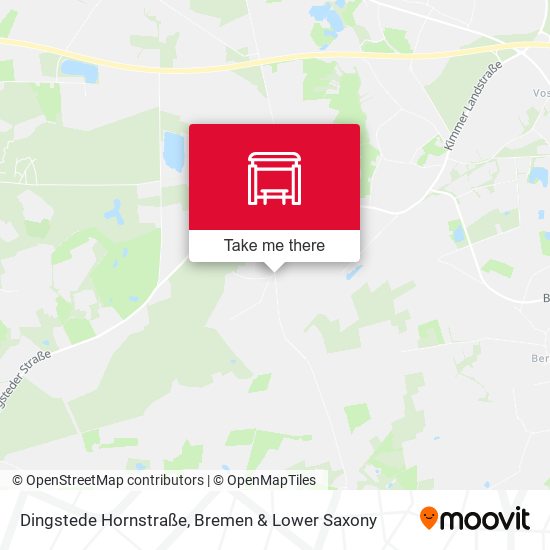 Dingstede Hornstraße map