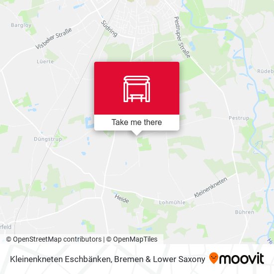 Kleinenkneten Eschbänken map