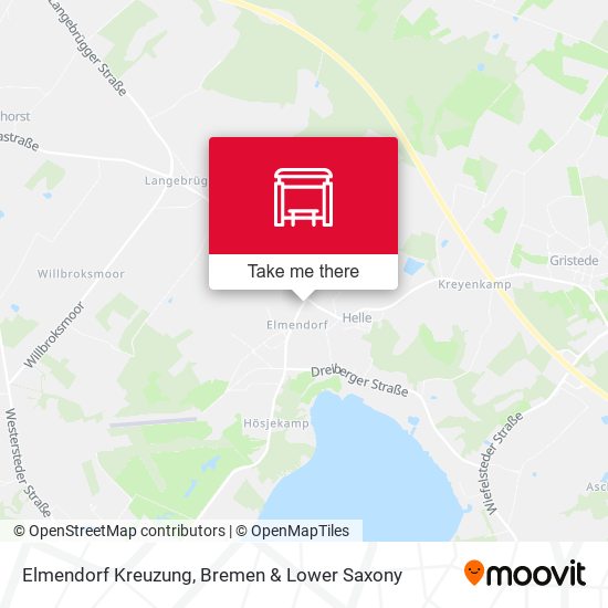 Elmendorf Kreuzung map